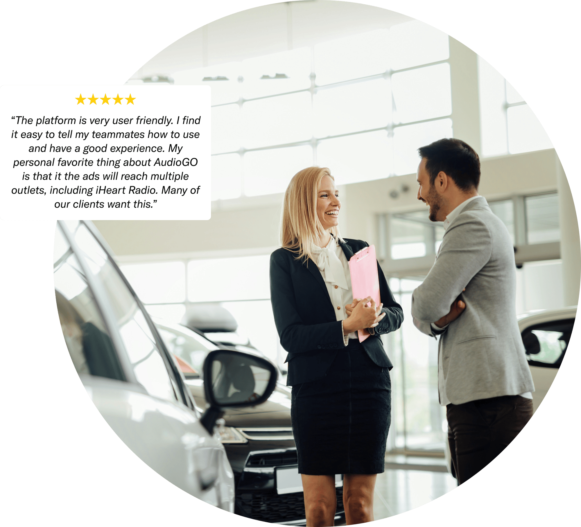 AudioGo for Car Dealershipis