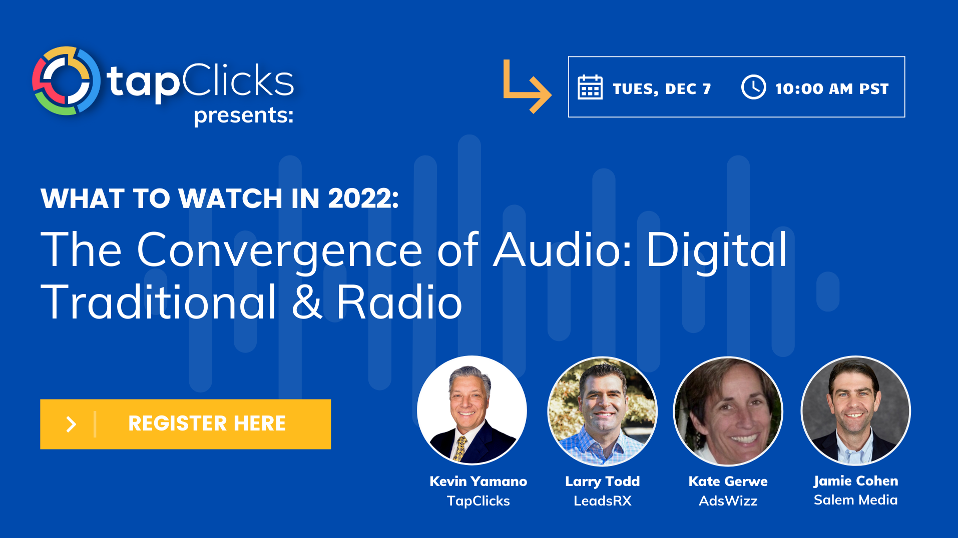 The State of Audio in 2022 and Beyond with TapClicks and AudioGO