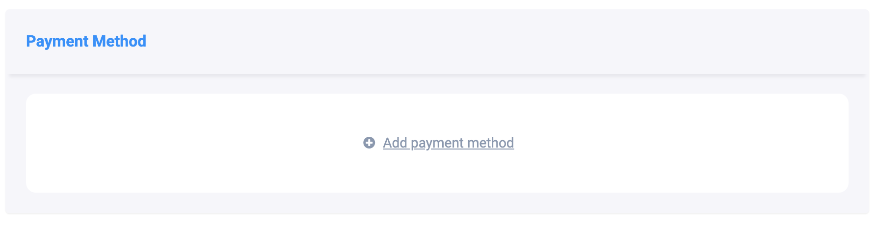 AudioGO Add Payment Method