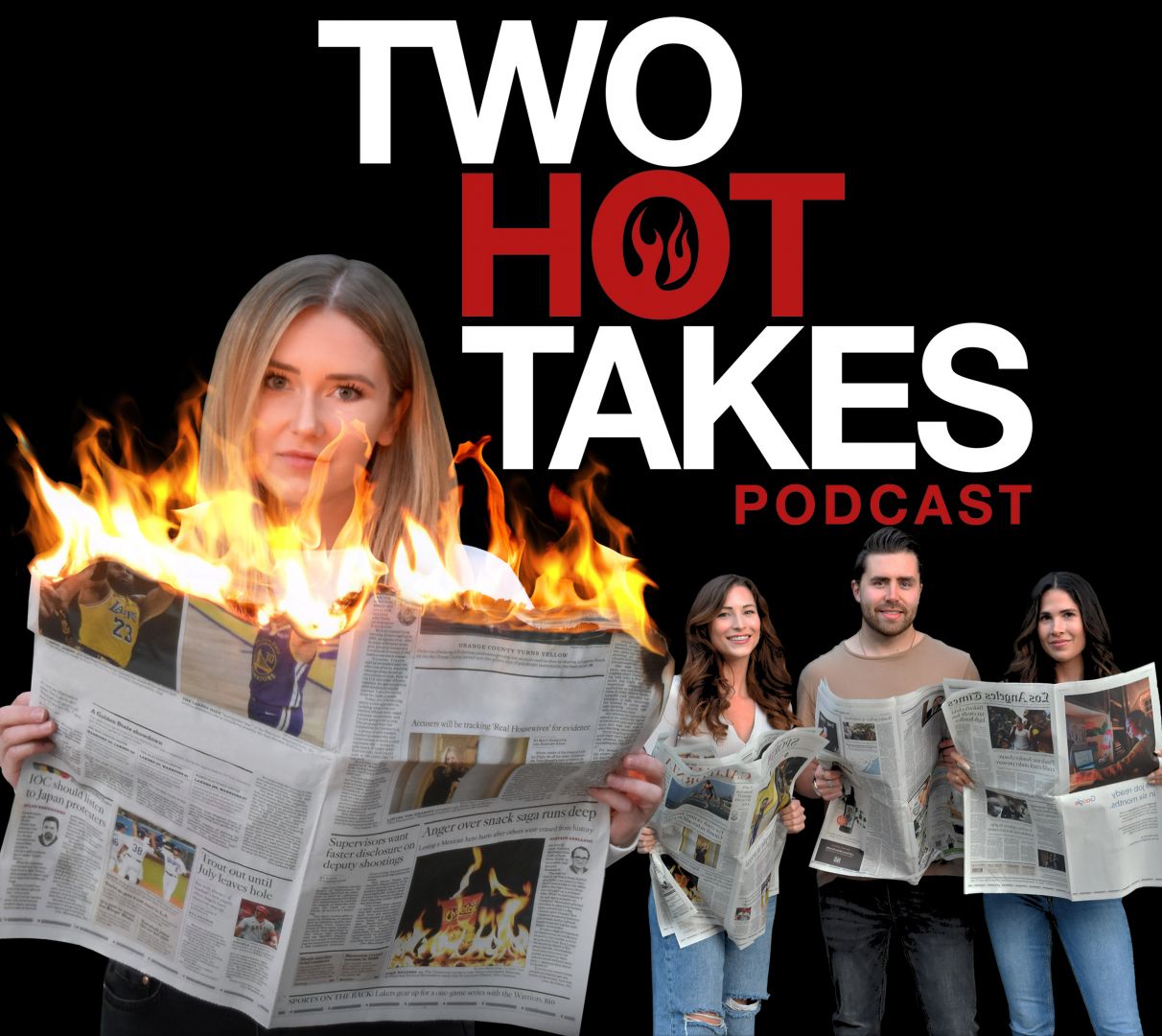 Advertise on “Two Hot Takes Podcast”