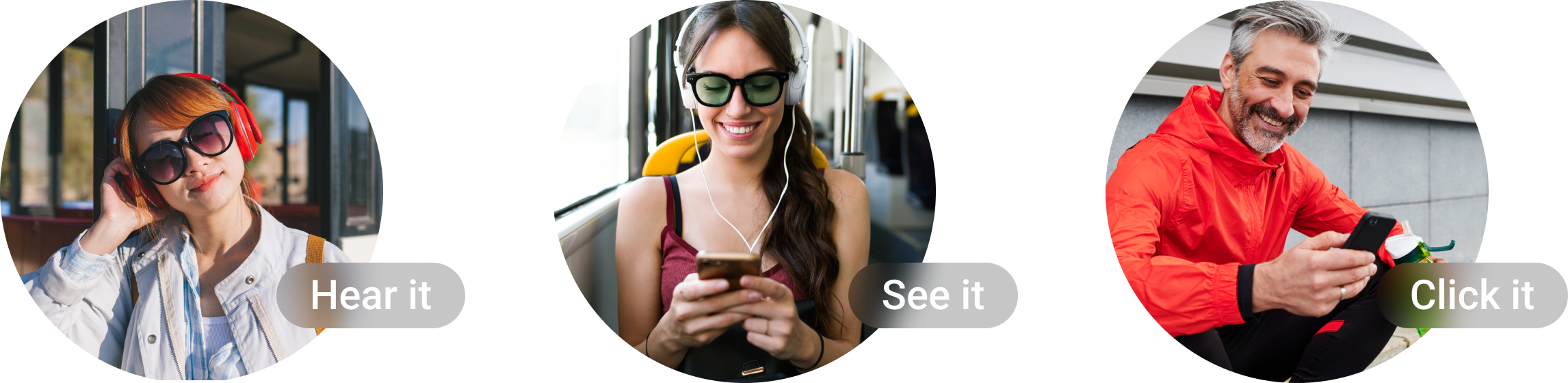 Hear it, See it, Click it